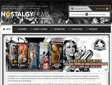 Tablet Screenshot of nostalgyfilms.com